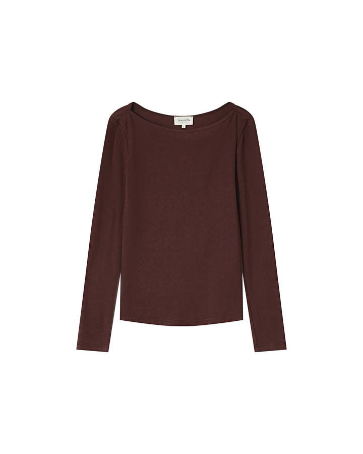 Top col bateau chocolat Stanley