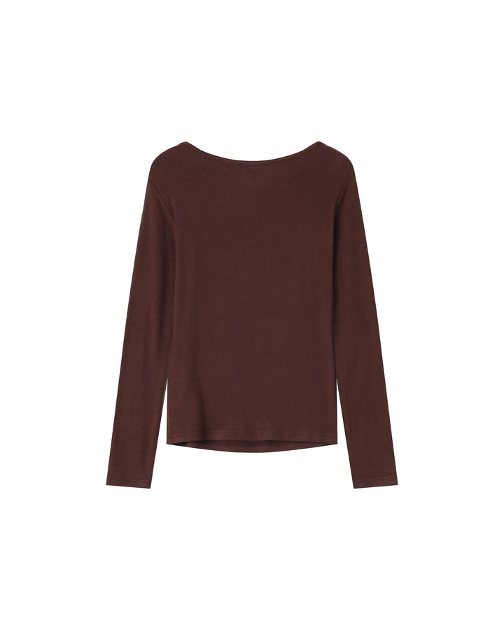 Top col bateau chocolat Stanley