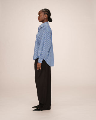 CHEMISE BLEU FOSSILE SORBET