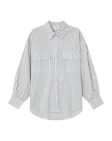 Striped shirt greige Sorbet