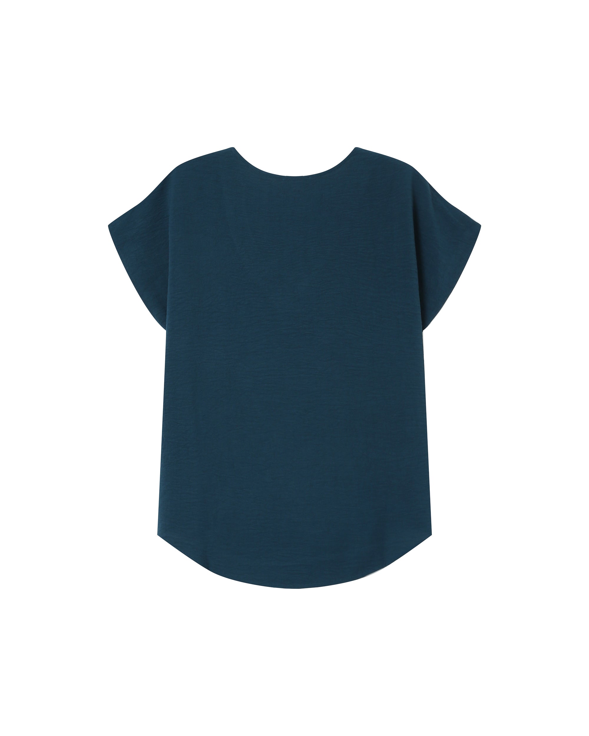 Flowy v-neck top emerald Season