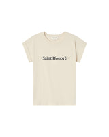 Graphic t-shirt beige Sorentino