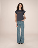 Graphic t-shirt navy Sorentino