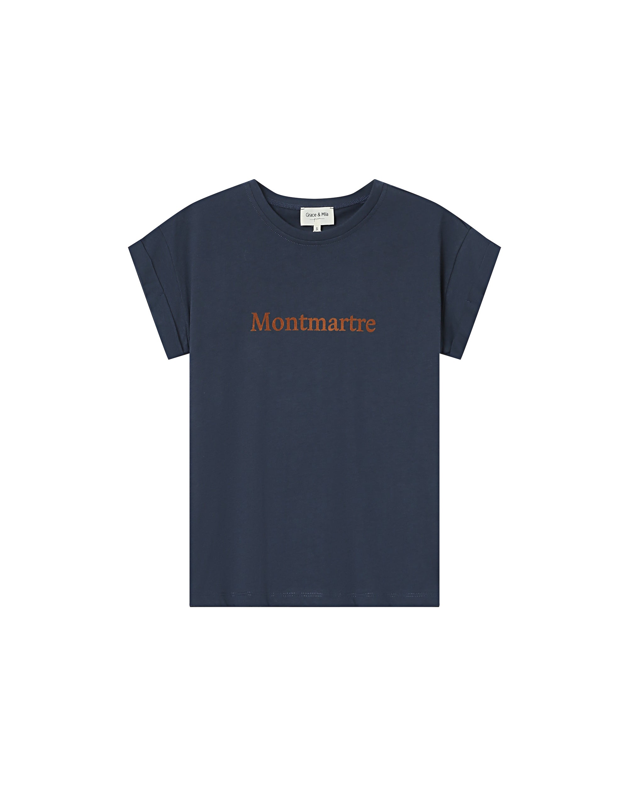 Graphic t-shirt navy Sorentino
