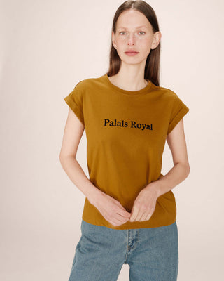 T-SHIRT OCRE SORENTINO