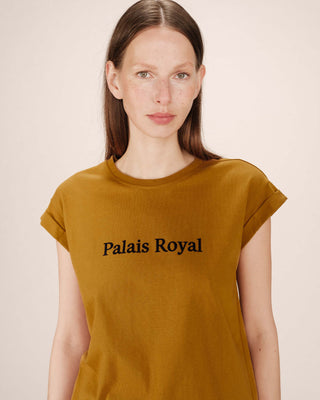 T-SHIRT OCRE SORENTINO