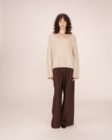 Lurex sweater vanilla Salvador