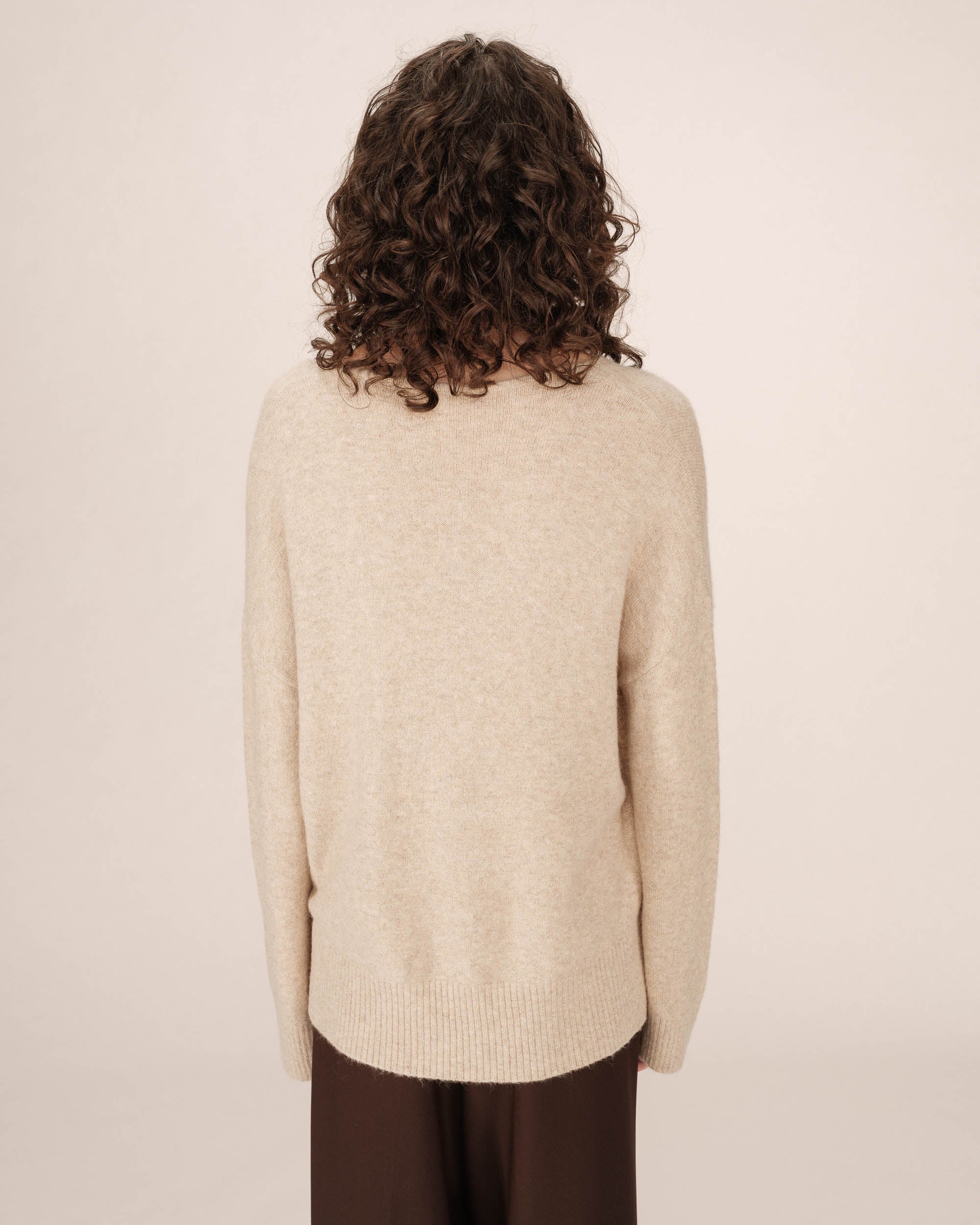 Lurex sweater vanilla Salvador