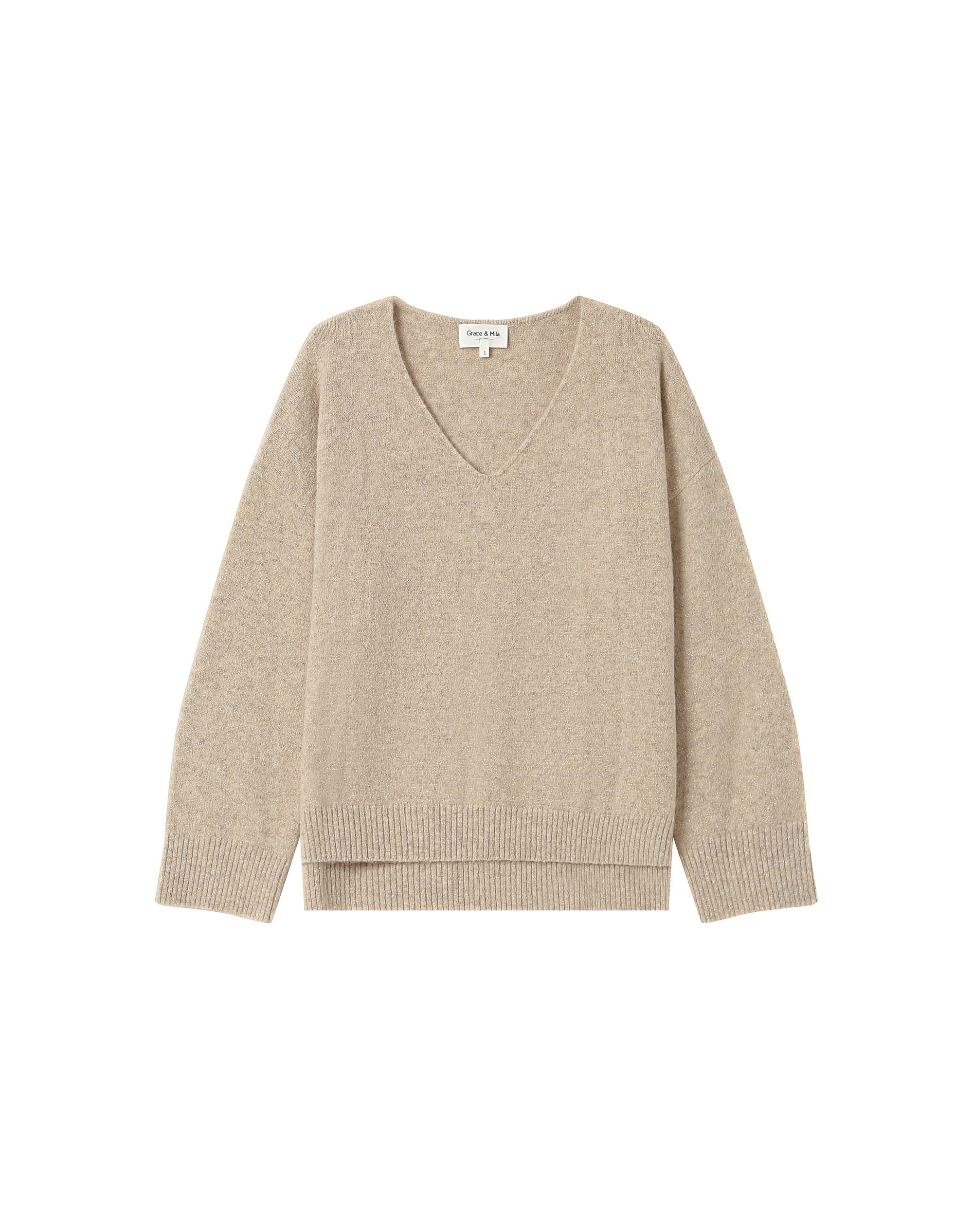 Lurex sweater vanilla Salvador