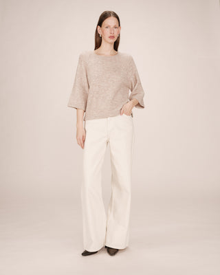 PULL BEIGE ROSE SAM