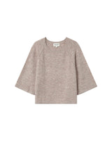 Wool and mohair sweater beige pink Sam