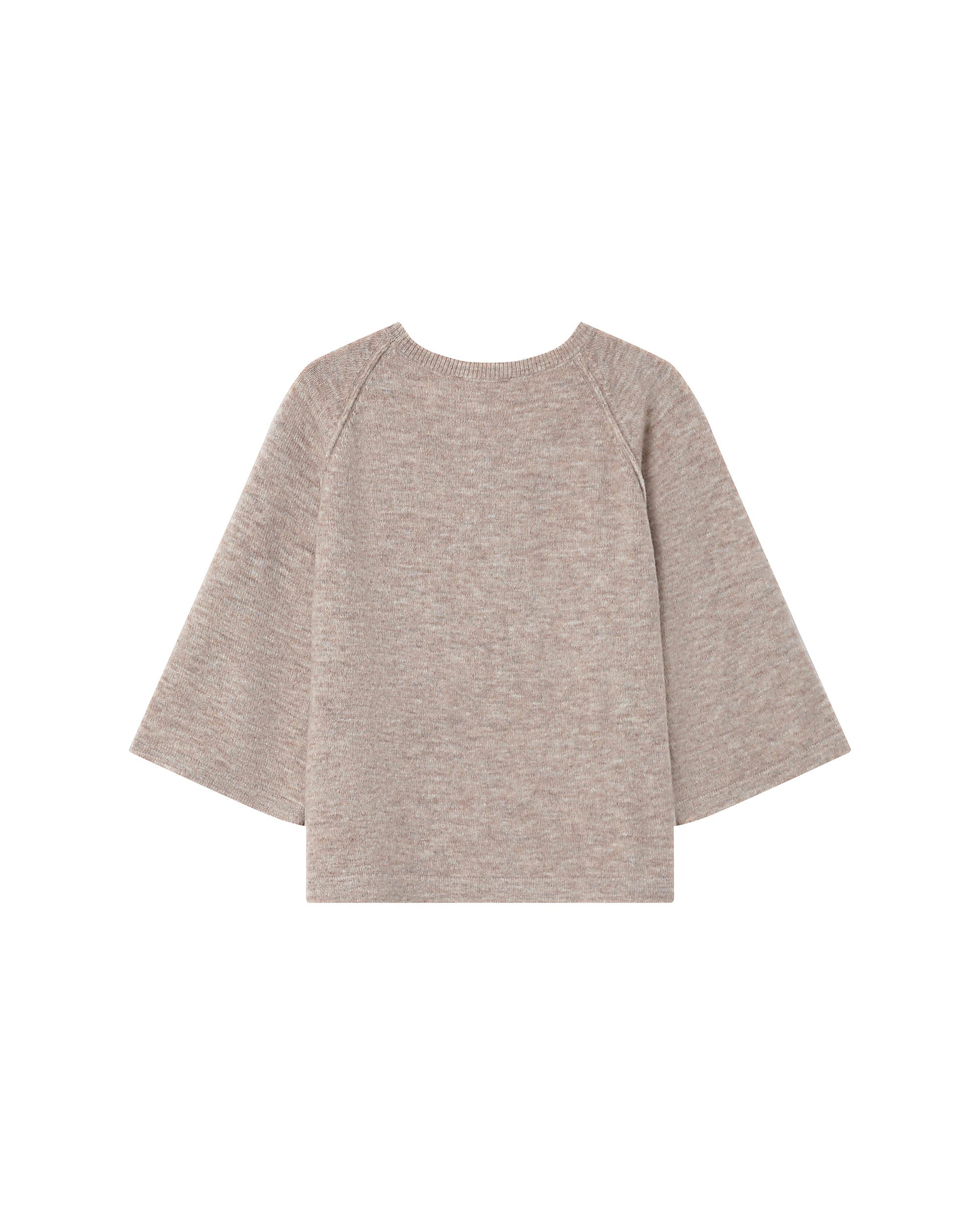 Wool and mohair sweater beige pink Sam