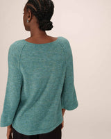 Wool and mohair sweater sage Sam