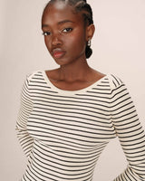 Sailor striped sweater ecru Samedi
