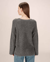 Embroidered sweater anthracite Saints
