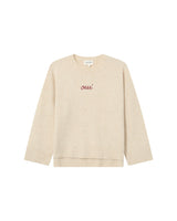Embroidered sweater burgundy Saints