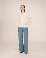 Pull a message brode chocolat Saints