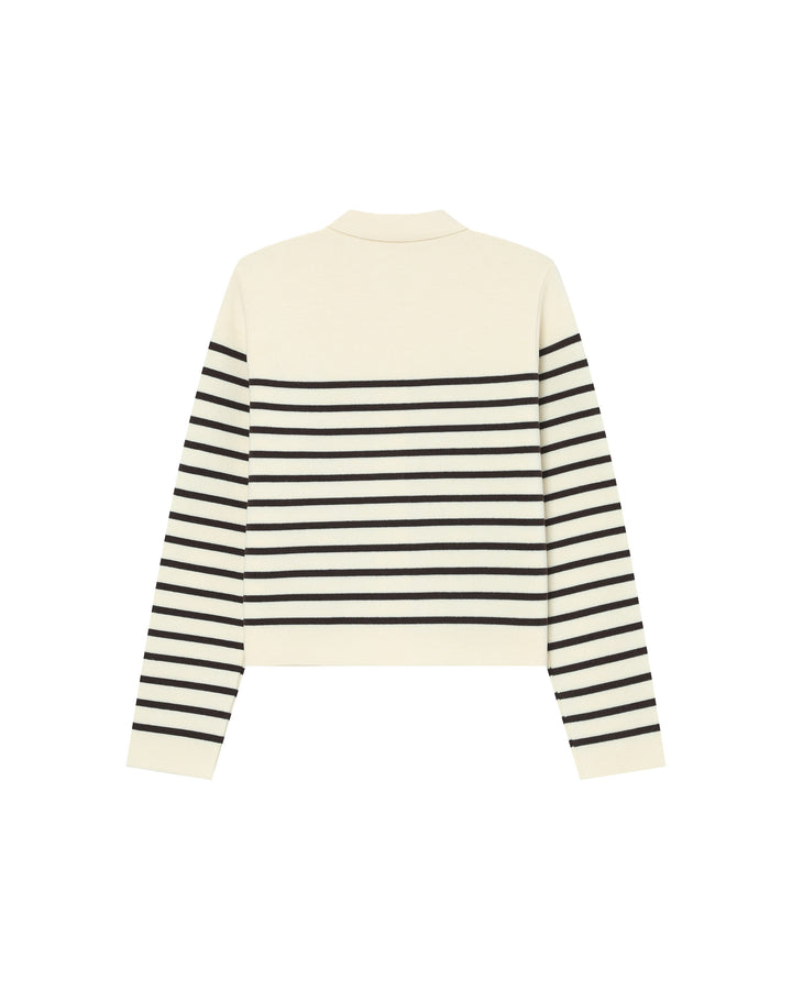 Cardigan boutonne ecru Sailor