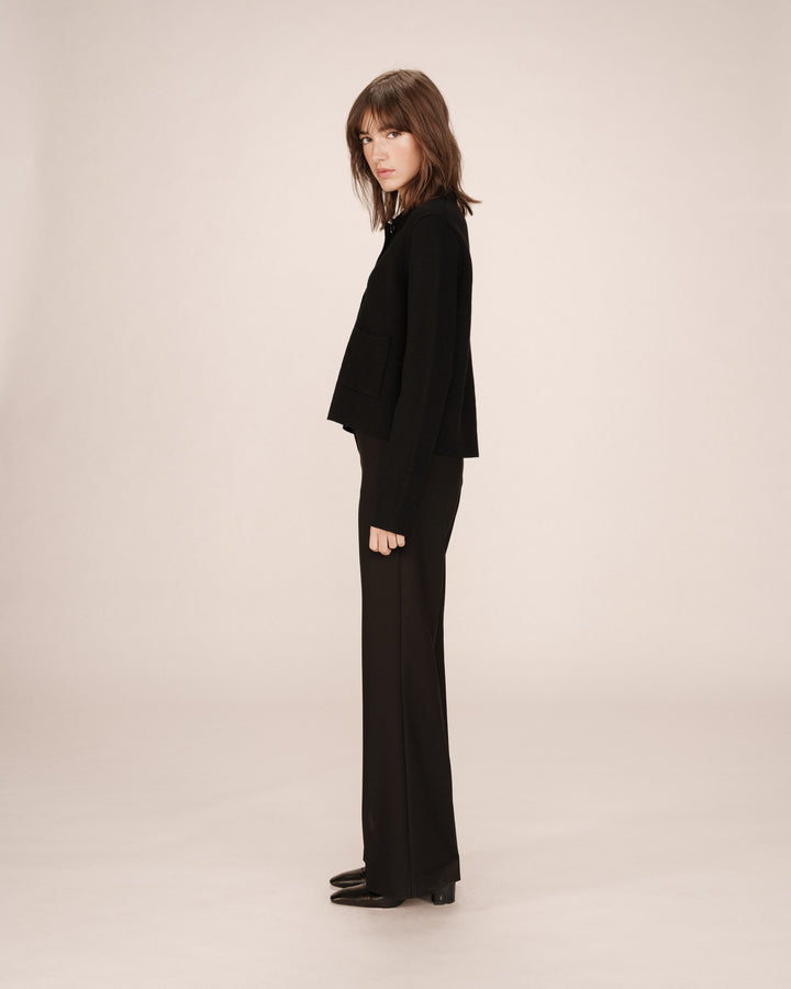 Cardigan boutonne noir Sailor