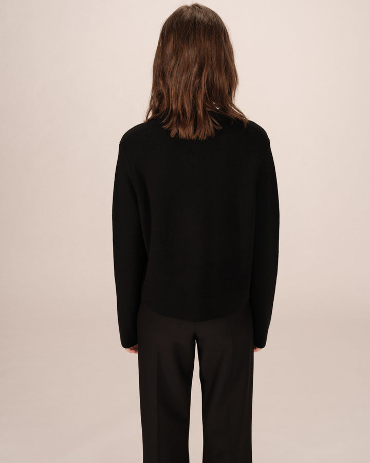 Cardigan boutonne noir Sailor