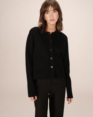 CARDIGAN NOIR SAILOR