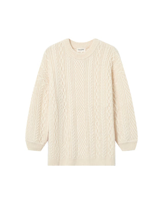 PULL ECRU SAVERIO