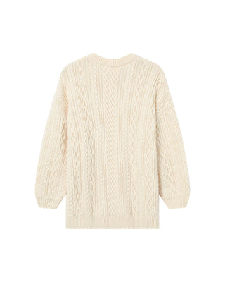 PULL ECRU SAVERIO