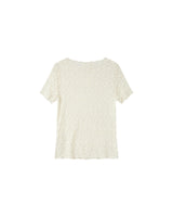 T-shirt dentelle transparent ecru Swift