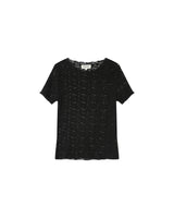 T-shirt dentelle transparent noir Swift