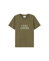 Printed t-shirt olive Soft