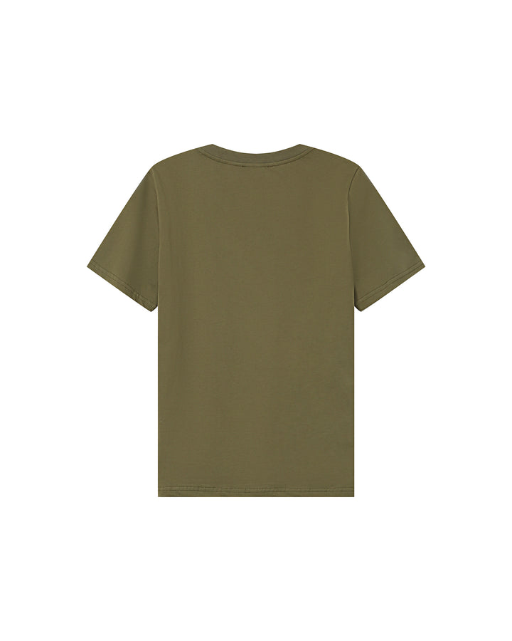 Printed t-shirt olive Soft