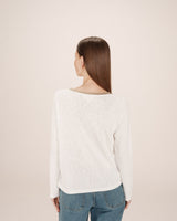 Lace v-neck t-shirt ivgoldy Selton