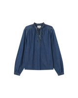 Denim blouse medium blue Salsa
