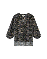 Floral print blouse black Secrete