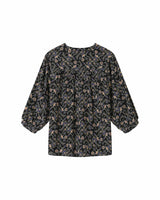 Floral print blouse black Secrete