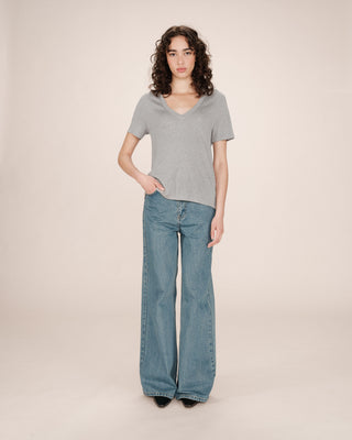 T-SHIRT GRIS STARDUST
