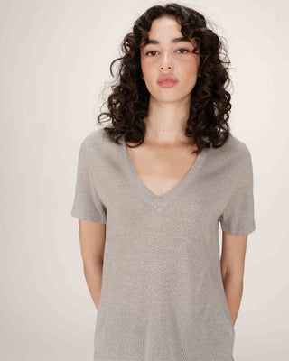 T-SHIRT GRIS STARDUST