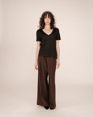 T-SHIRT NOIR STARDUST