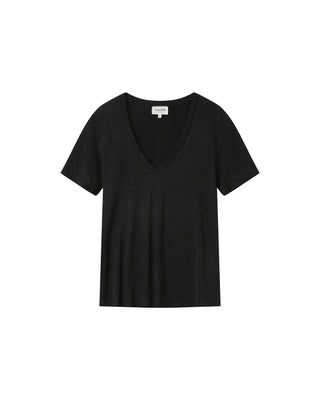 T-SHIRT NOIR STARDUST