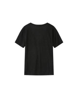 Lurex v-neck t-shirt black Stardust