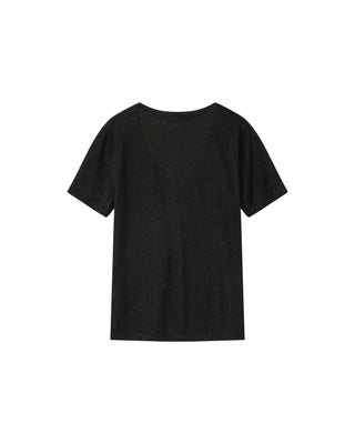 T-SHIRT NOIR STARDUST