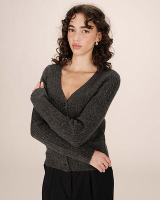CARDIGAN ANTHRACITE SAMSO