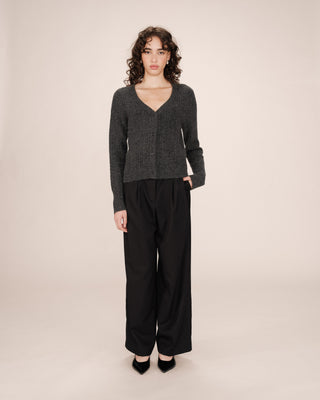 CARDIGAN ANTHRACITE SAMSO