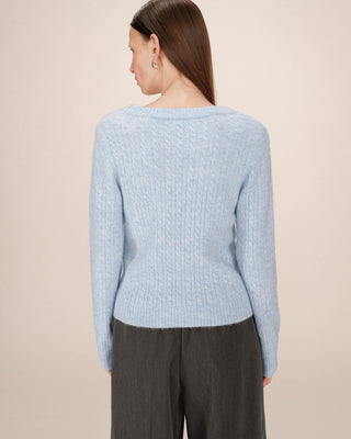 CARDIGAN BLEUET SAMSO