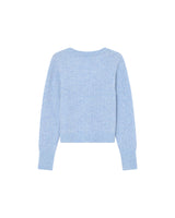 Knit cardigan blueberry Samso