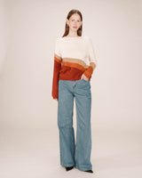 Patterned sweater vanilla Sarandon