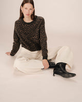 Pull à motifs leopard Santigold