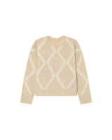 Wool patterned sweater vanilla Salinger