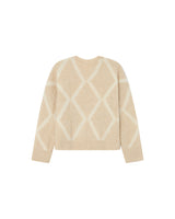 Wool patterned sweater vanilla Salinger