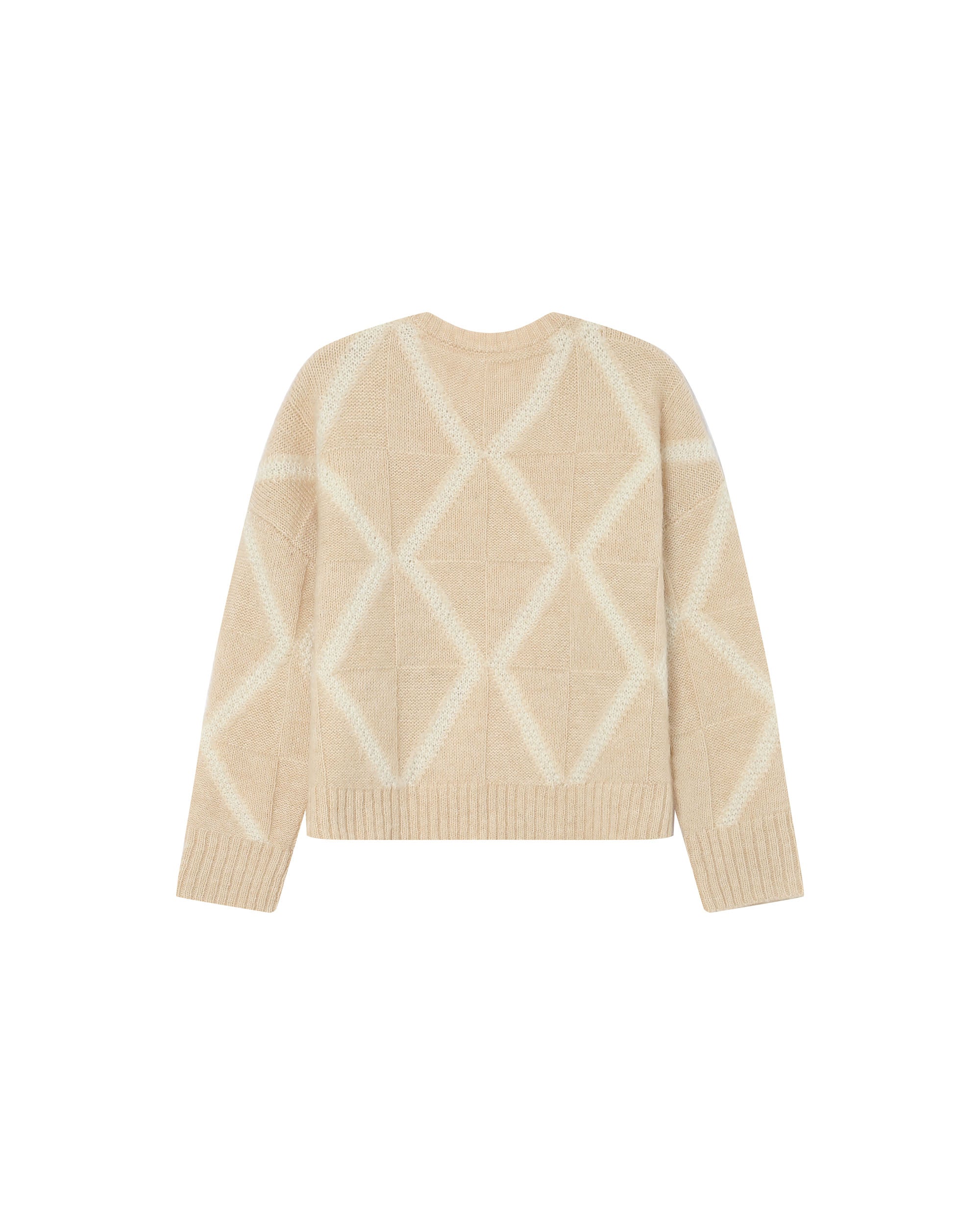 Wool patterned sweater vanilla Salinger